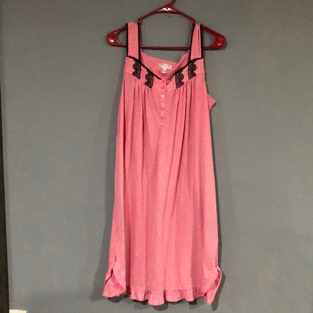 Pink and black secret treasures woman’s size 12/14 pajama
